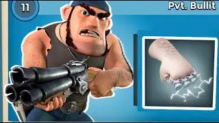 Boom Beach WS: Zeus Uses Bullit Shock Knuckles &Wins Global Top 500 Trophy w Intense 7 Engine Combat