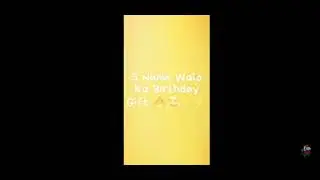 M Name walo ka Birthday gift