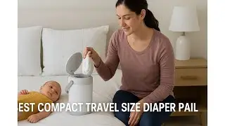 🍼 Munchkin Toss Portable Disposable Diaper Pail | Best Compact Travel Size Diaper Pail 🍼