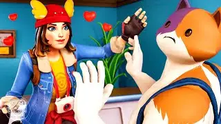 SKYE FALLS IN LOVE WITH MEOWSCLES?! (A Fortnite Short Film)