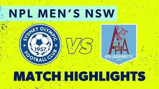 NPL Men's NSW Round 30 Highlights &ndash; Sydney Olympic v APIA Leichhardt FC