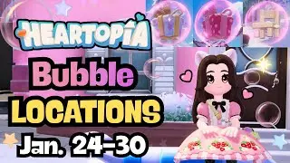 ALL Pink Bubble Locations in HEARTOPIA - Rare Items!  (Jan 24&ndash;30) 💕 Weekly Reset