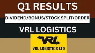 VRL logistics Q1 Results 2025 | vrl logistics Results Today | vrl logistics Share Latest News