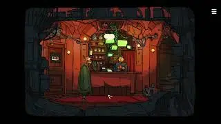 Universe For Sale (2023) hand-drawn sci fi adventure game: Opening conversations