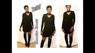 DIY Sexy Sweater Dress