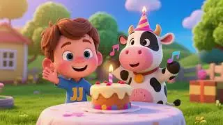 JJ and the Baby Cow&rsquo;s Birthday Song | Fun Kids Songs & Nursery Rhymes
