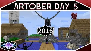 Artober 2016 Stream: Day 5 | 3D Minecraft Posing | New Minecraft Thumbnail