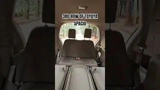 THIRD ROW OF TOYOTA SPACIO #car #toyota #spacio #backseat #thirdrow #uganda #kampala #carreview