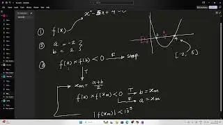 Root Finding (Bisection method)-C++ program