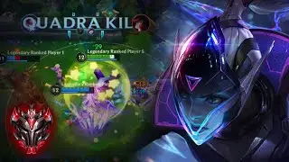 Hyper Carry PROJECT Vayne with a Double Quadra Kill!