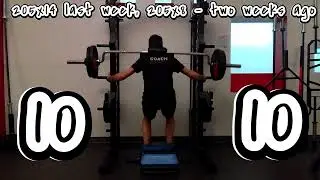 205x21 ssb hatfield deep squat = walk it off