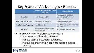 Makai Presents Distributed Temperature Sensing Tow Cable
