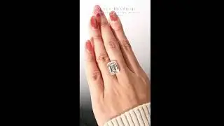 เพชร Emerald 8.31 ct สี K ความสะอาด VS1 ใบเซอร์ IGI