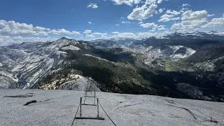 PCT 2025 | 13.t&yacute;den- Yosemith national park, Half dome, kom&aacute;ři, konec Sierry