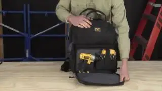 Best Tool Bag- Custom LeatherCraft 1132 75 Pocket Tool Backpack- Tool Bags