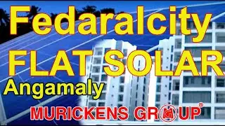 Flyline solar powered flat at Angamaly fedaralcity flat  near nedumbassery - installed by  murickens