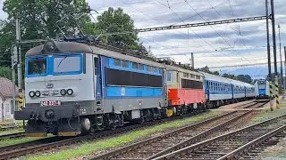 Vlaky Jindřichův Hradec 12.7.2023