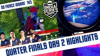 XO Fierce Insane 1v3 | Quarter Finals Day 2 Highlights BGIS