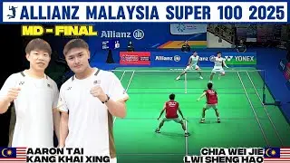Kang Khai Xing/Aaron Tai vs Chia Weijie/Lwi Sheng Hao | Allianz Malaysia Super 100 2025 Badminton