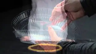 Assembling a Pie Pan with Lid