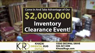 Khazai Oriental Rug Outlet -- In-Store Clearance Sale! (8/23/17)