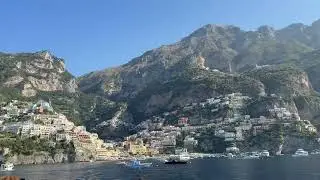 Positano Italy from Water #Positano #mediterranean #Italy #boatlife