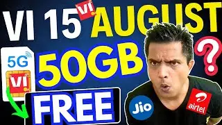 VI Independence Day Offer | Vi 50GB Free Data Offer | Vi 5G Launch in India 2024 #trending