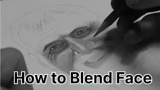 How To Blend And shade Face #arttutorial #pencilsketch #learnsketch #shorts #youtubeshorts