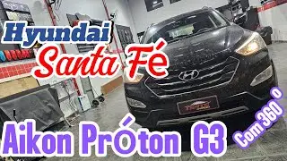 Hyundai Santa Fe Aikon Proton G3 Multimedia Center, Carplay and Android Auto, 360⁰ Cameras, YouTube
