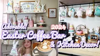 ☕️🐰ADORABLE EASTER COFFEE BAR & KITCHEN DECOR 2024! 🧁🌷