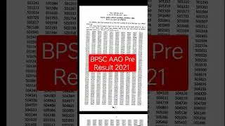 Bihar BPSC AAO Recruitment 2021 Pre Result, Mains Exam Online Form 2022 #bpsc #bpsc_aao