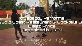 Kryspaddy performs ( Menim No ) Live at Gold Coast Restaurant & Cocktails  Bar