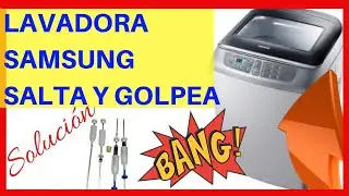 lavadora samsung salta y golpea SOLUCI&Oacute;N