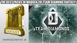 THE BEST PACKS IN MADDEN 19! TEAM DIAMOND FANTASY PACKS! | MADDEN 19 ULTIMATE TEAM