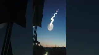 Space Jellyfish in the Sky 🌌 | Incredible Rocket Phenomenon #amazingfacts #interestingfacts #drone