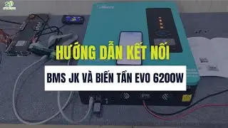 BMS JK Communication Guide With EVO 6200W Inverter | Standard Setup, Stable Operation