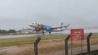 Manhã/tarde de operações em Porto Seguro (BA), com arremetida e decolagem na chuva!