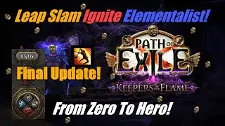 Этот Leap Slam стартера лиги Ignite Elementalist растопил Атлас - PoE 3.27!