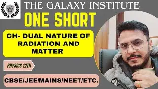 ONE SHORT Dual nature of radiation and matter #physics #neet #jee #cbse #mains 