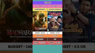 MADHARAASI VS GANDHI KANNADI MOVIE BOX OFFICE COLLECTION #tamilcinema #indiancinema