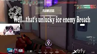 SEN TenZ accidently kills enemy Breach with Raze SATCHEL  / Funny moment