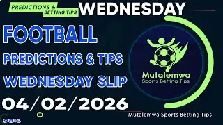 FOOTBALL PREDICTIONS TODAY 04/02/2026 PREDICTIONS TODAY|BETTING TIPS, #betting@sports betting tips