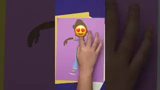 Who is that? Meekah Craft for Kids! 🎨💜| Easy Art Project #shorts #blippi #diyforkids