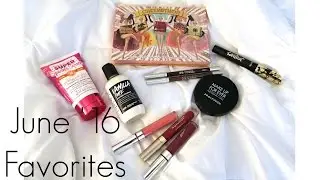 June '16 Favorites | Sparkly sunscreen to new favorite mascara