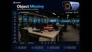 Advanced Object Missing Detection | Smart Surveillance System | Antarix | Powered By NXON