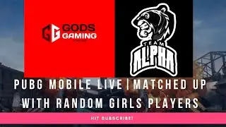 PUBG MOBILE LIVE | RANK PUSH | MATCHED UP WITH  RANDOM GIRL PLAYERS |