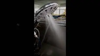 3-spray handheld shower