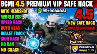 BGMI HACK 4.5 | BGMI 4.5 MOD APK | BGMI ESP HACK | BGMI NEW HACK TODAY | HOW TO HACK BGMI HACK