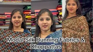Modal Silk Running Fabrics & Dhuppatta’s@Eza_fabz 