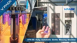 VPK-3S Automatic Bottle Blow Molding Machine (250ml-1500ml Bottle Preform) #machine #bottle #mold